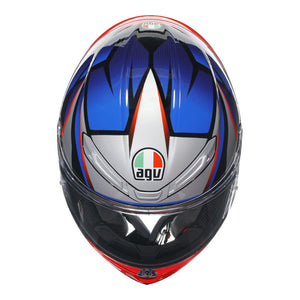 AGV K6 S Slashcut Blue/Red M
