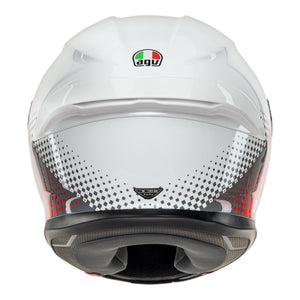 AGV K6 S Smu Fision White/Red/Light Grey L
