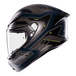 AGV K6 S Enhance Matt Grey/Fluro Yellow M