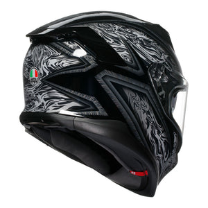 AGV K7 Damascus Black/Silver S