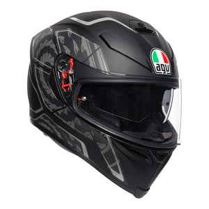 AGV K5 S Tornado Matt Black/Silver XS*