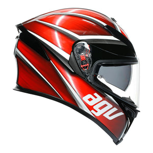 AGV K5 S Tempest Black/Red S*