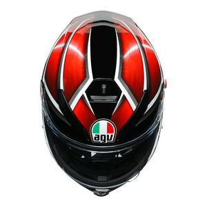 AGV K5 S Tempest Black/Red MS*