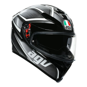 AGV K5 S Tempest Black/Silver MS*