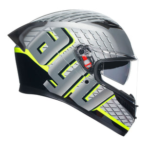 AGV K3 Fortify Grey/Black/Yellow Fluro XL