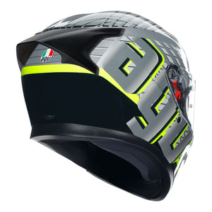 AGV K3 Fortify Grey/Black/Yellow Fluro XL