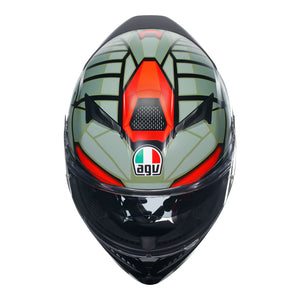 AGV K3 Decept Matt Black/Green/Red M