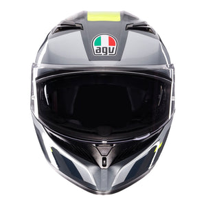 AGV K3 Shade Grey/Fluro Yellow XL