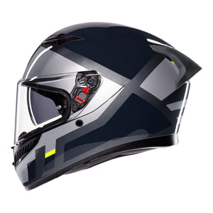 AGV K3 Shade Grey/Fluro Yellow 2XL