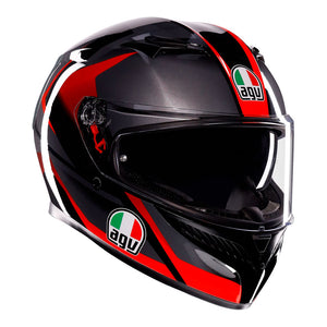 AGV K3 Striga Matt Black/Grey/Red L