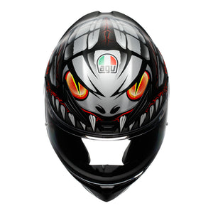 AGV K1 S Lyzard Black/Grey/Red L