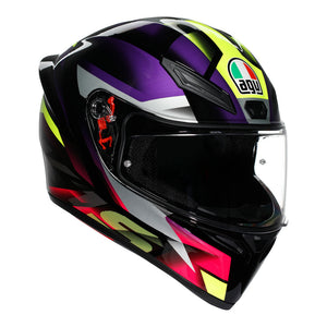 AGV K1 S Fastlap Black/Purple/Pink S