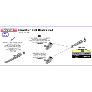 ARROW DUC Silencer Pro-Race Titanium with Ti End Cap