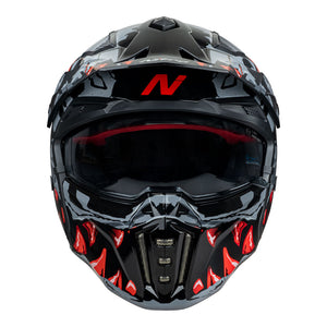 NITRO NZ302 Toxic Grey/Red S