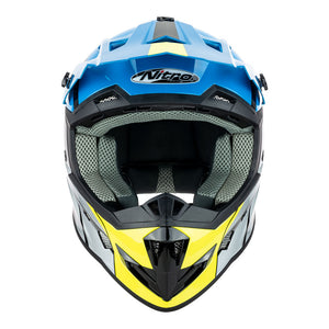NITRO MX700 Recoil Black/Light Blue/Silver/Fluro Green XL*