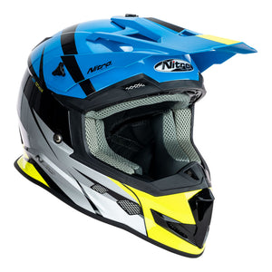 NITRO MX700 Recoil Black/Light Blue/Silver/Fluro Green XL*