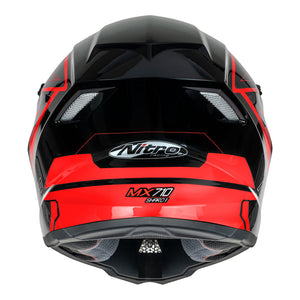NITRO MX710 Youth Shard II Red/Black YL