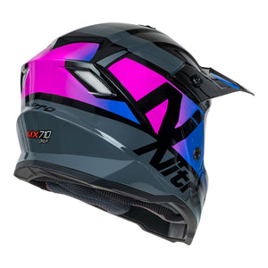 NITRO MX710 Youth Onyx Purple/Pink YM