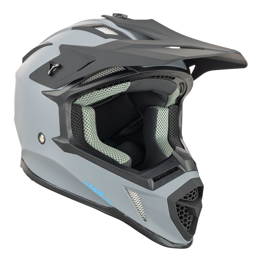 NITRO MX760 Satin Gunmetal/Blue Logo M*