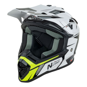 NITRO MX760 White/Grey/Fluro Green XL