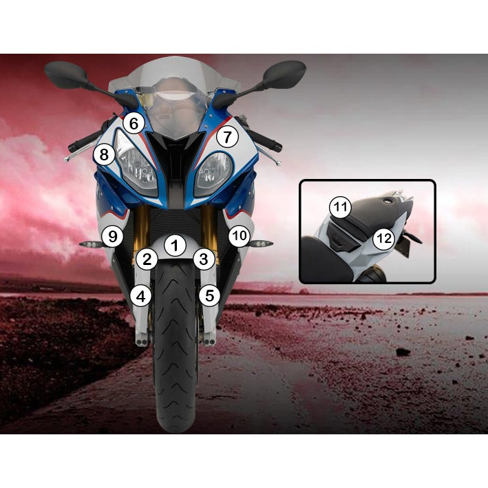 Eazi-Grip Paint Protection Film for BMW S1000RR, gloss