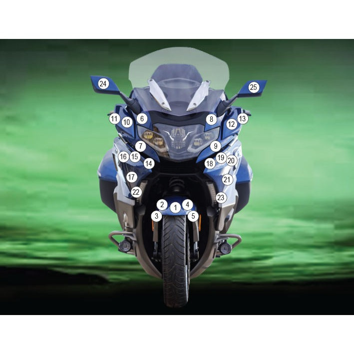 Eazi-Grip Paint Protection Film for BMW K 1600, matte