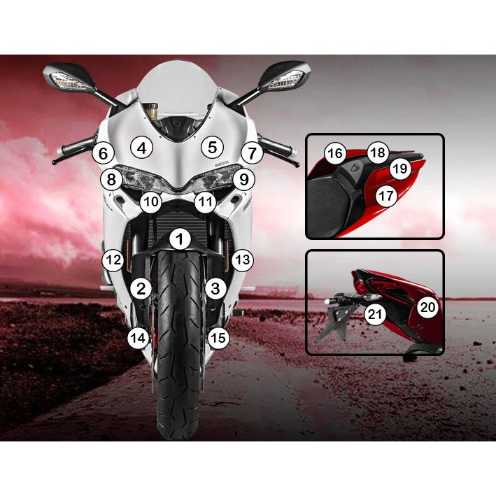 Eazi-Grip Paint Protection Film for Ducati Panigale 1299, matte