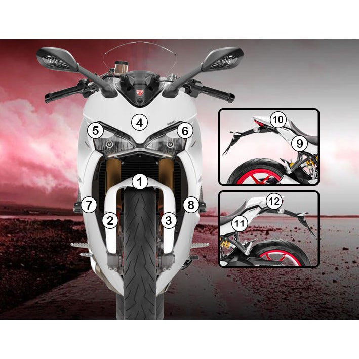 Eazi-Grip Paint Protection Film for Ducati SuperSport, gloss