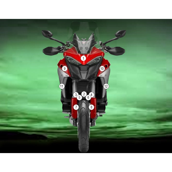 Eazi-Grip Paint Protection Film for Ducati Multistrada V4 Rally, gloss