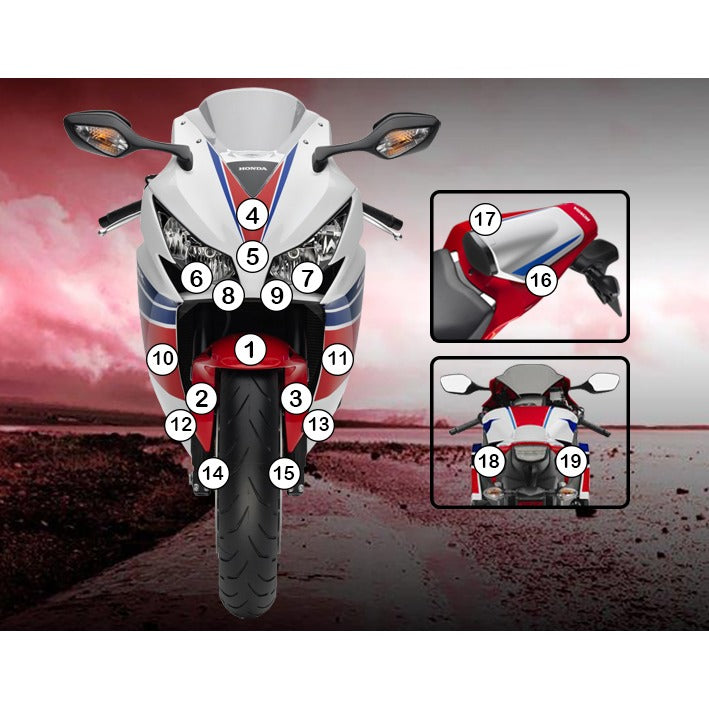 Eazi-Grip Paint Protection Film for Honda CBR1000RR, matte