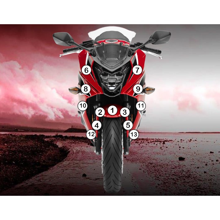 Eazi-Grip Paint Protection Film for Honda CBR650F, matte