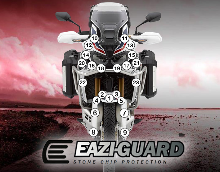 Eazi-Grip Paint Protection Film for Honda Africa Twin, matte