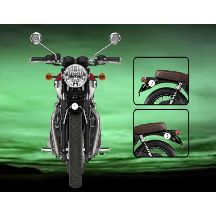 Eazi-Grip Paint Protection Film for Triumph Bonneville T100 T120, matte