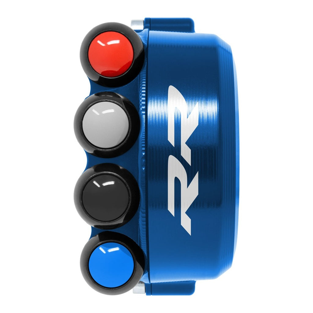 Jetprime Throttle Cover with Race Handlebar Switch for BMW S 1000 RR, blue