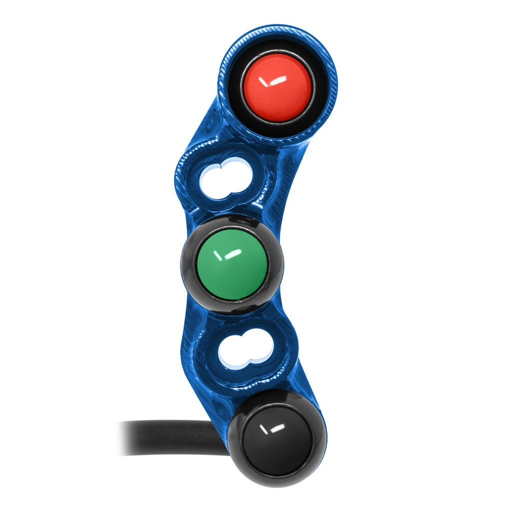 Jetprime RHS Handlebar Switch for BMW S 1000 RR, blue