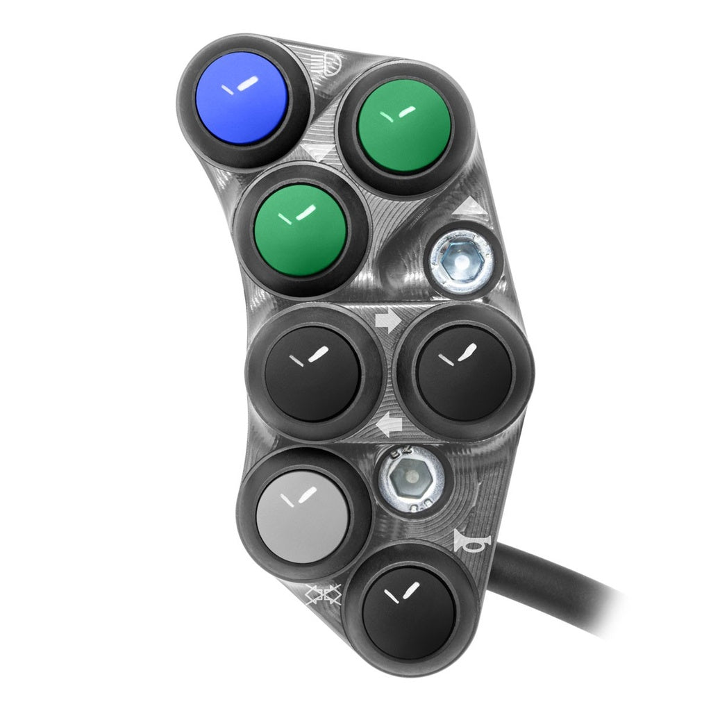 Jetprime LHS Handlebar Switch for Aprilia RS 660, titanium
