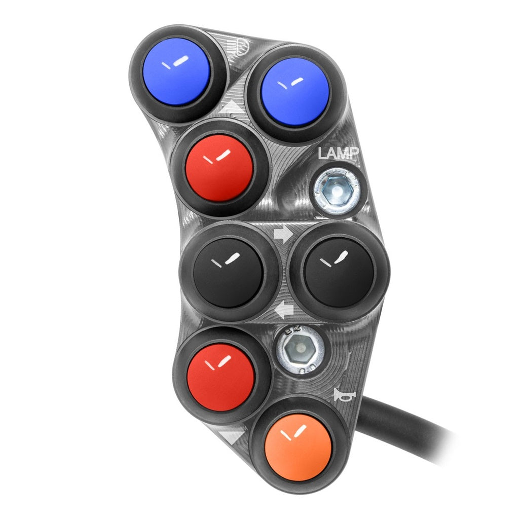 Jetprime LHS Handlebar Switch for Yamaha YZF-R6, titanium