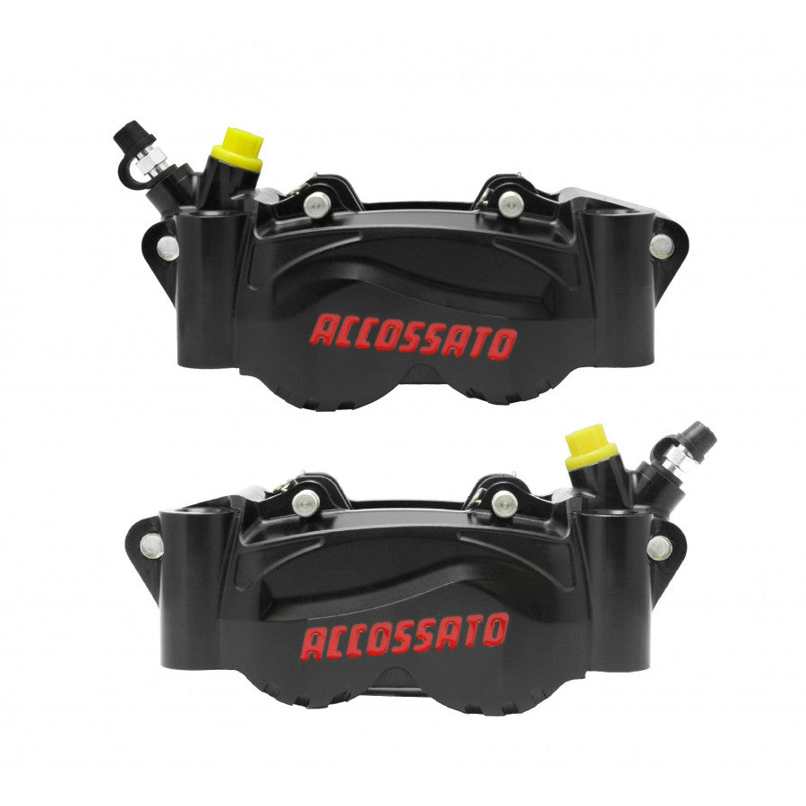 Accossato Radial Brake Caliper Set CNC 2 piece 100 mm ST, black