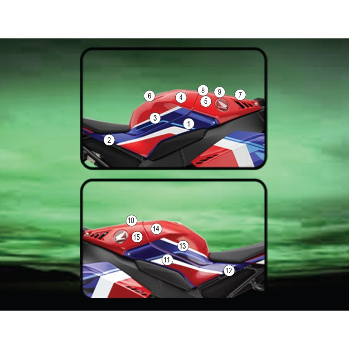 Eazi-Grip Tank Protection Film for Honda CBR1000RR-R, gloss