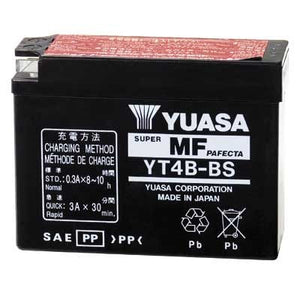 YUASA SUPER MF BATTERY TTR50/90 YT4B-BS