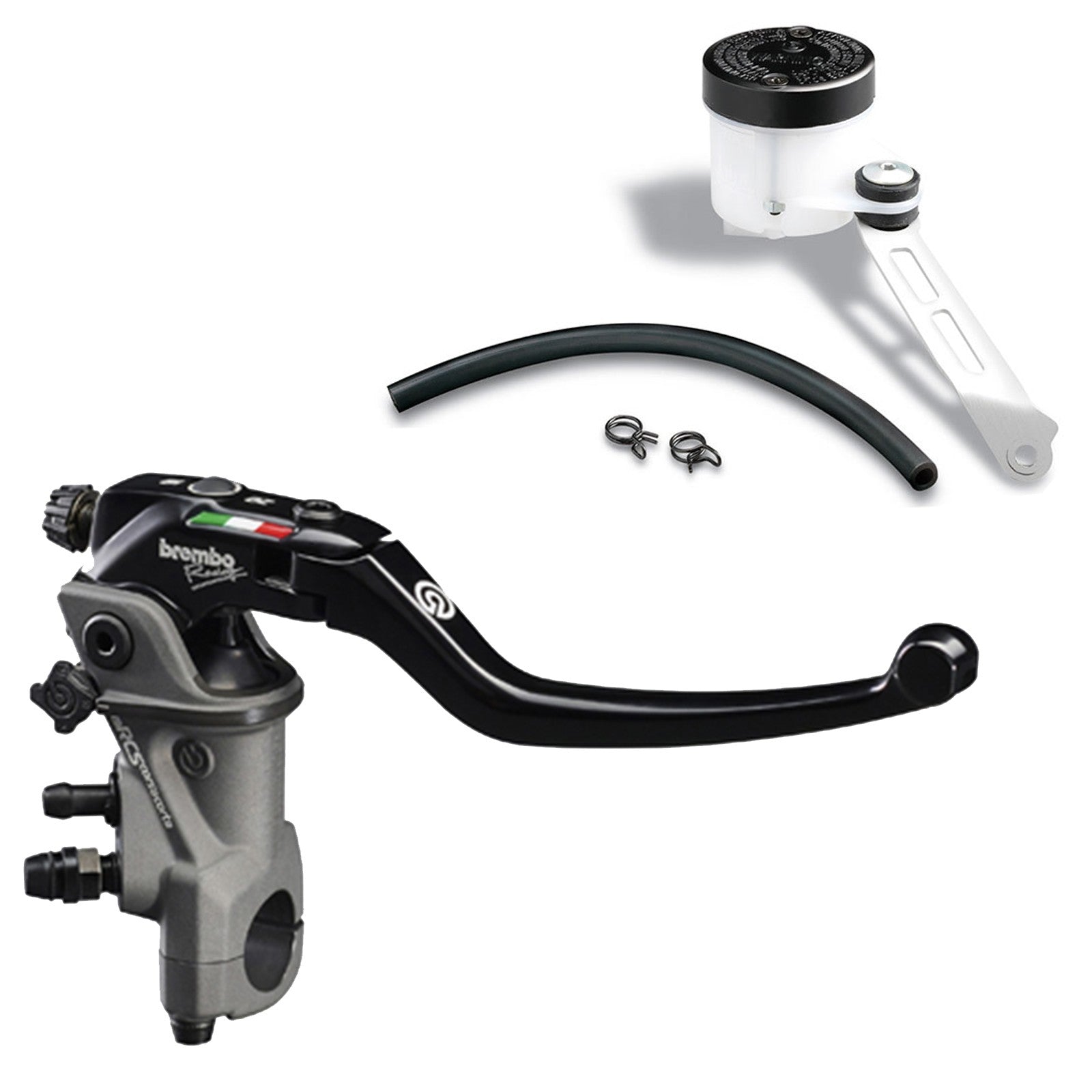 15RCS Corsa Corta Radial Brake Master Cylinder (110C74030) and Reservoir Kit (110A26385)