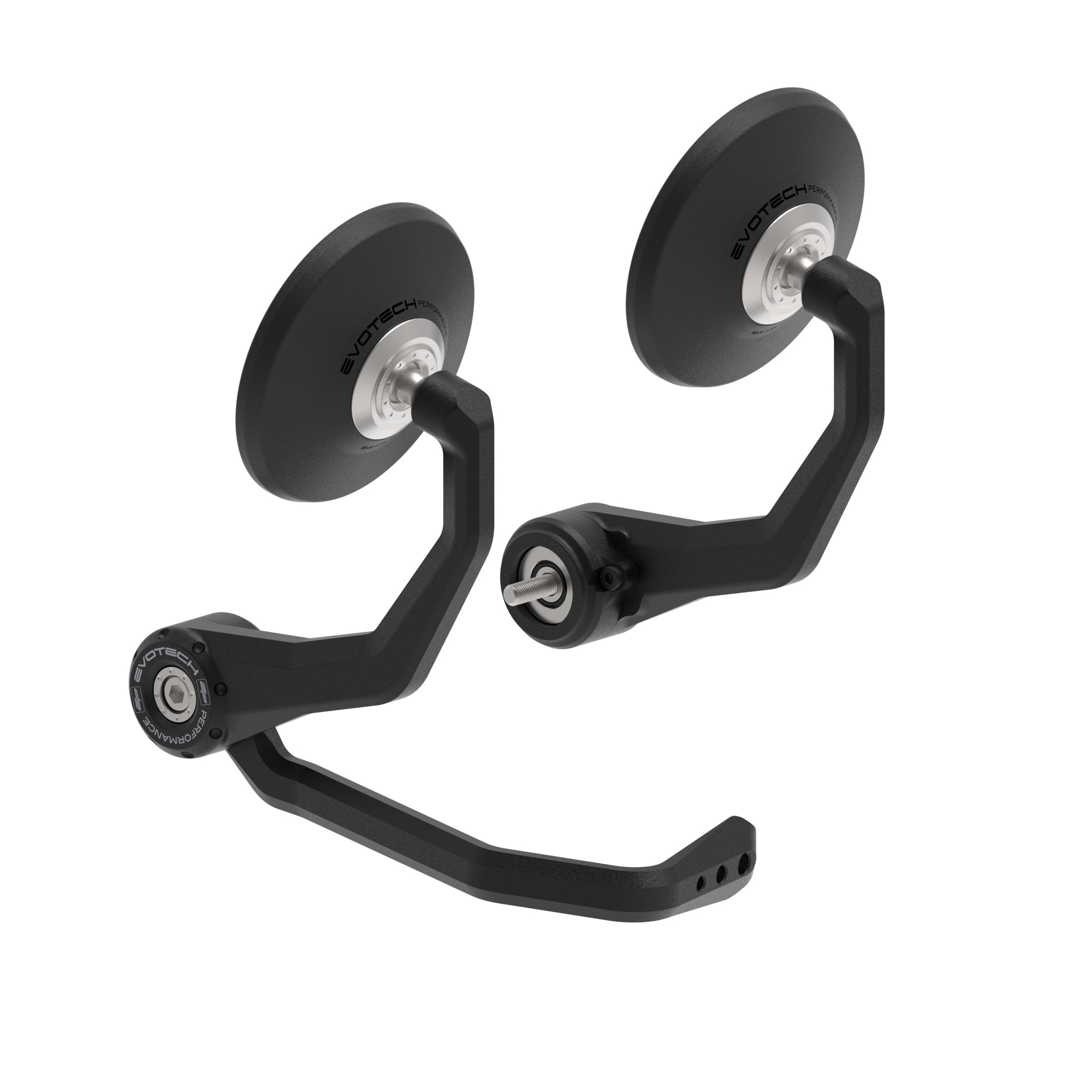Evotech Bar End Mirrors / Brake Protector (Retro) - QJ Motor LTS 50 S (2025+)