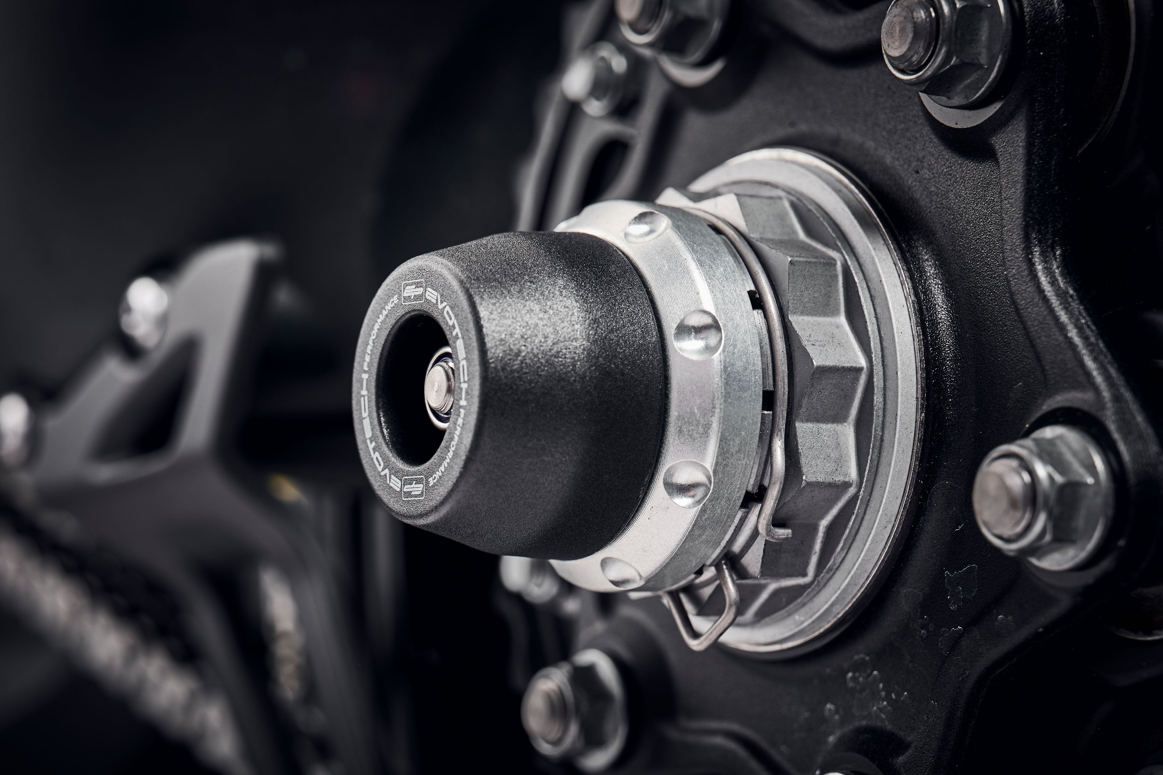 Evotech Rear Spindle Bobbins - Triumph Speed Triple 1200 RS (2025+)