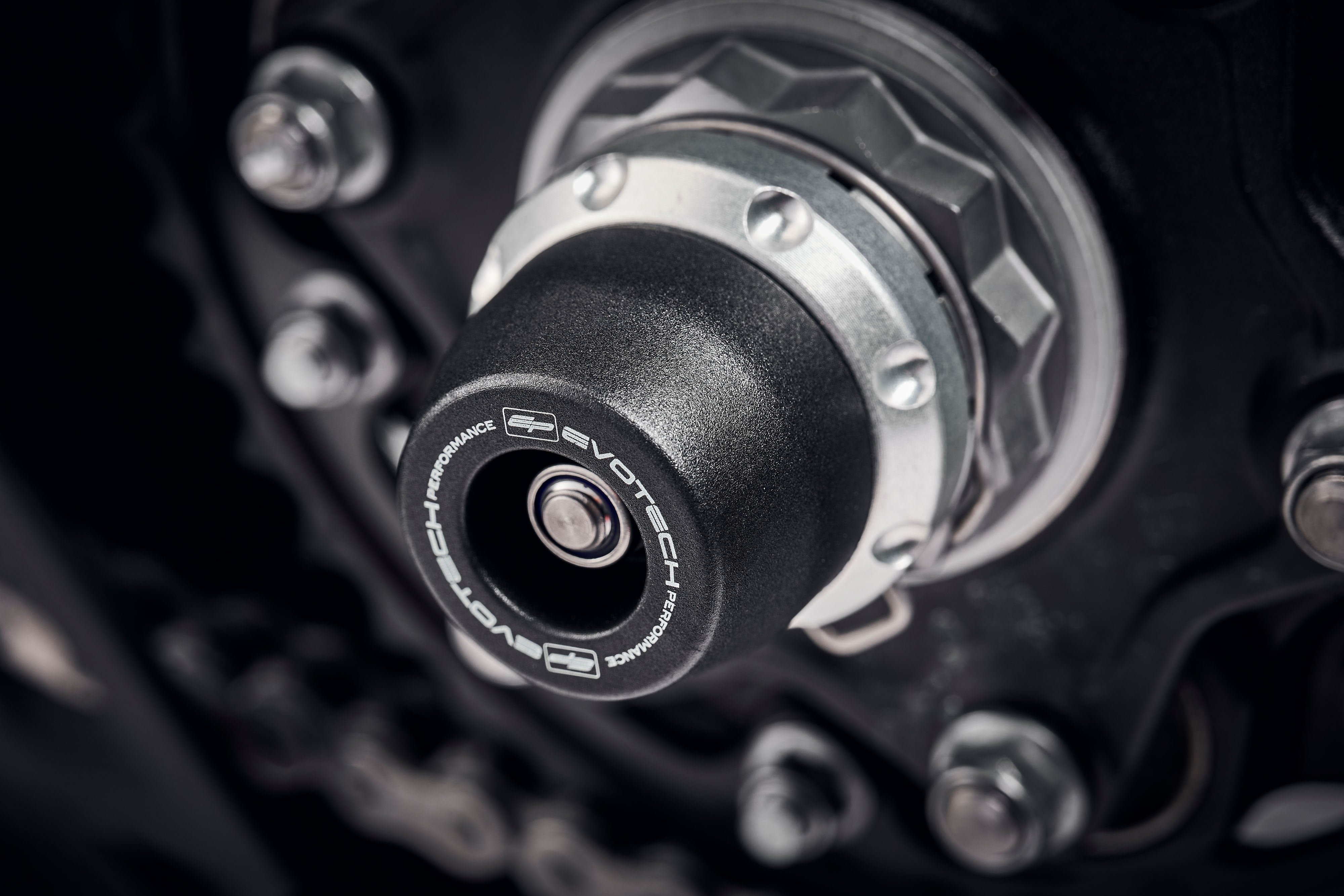 Evotech Rear Spindle Bobbins - Triumph Speed Triple 1200 RS (2025+)