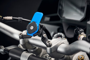 Evotech Quad Lock Compatible Handlebar Clamp Mount - Ducati DesertX (2022 - 2025)