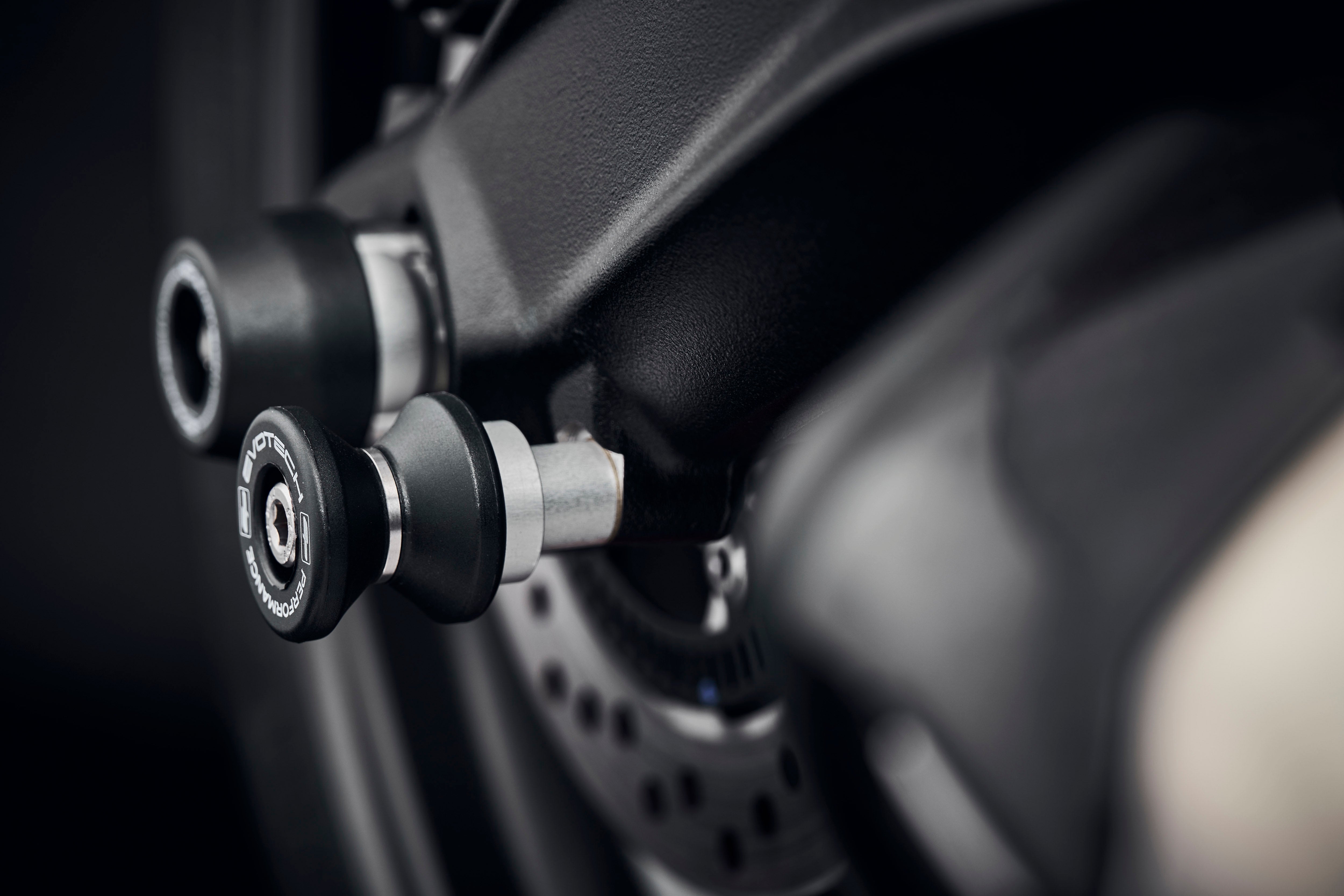 Evotech Paddock Stand Bobbins - Triumph Street Triple RX (2015-2016)