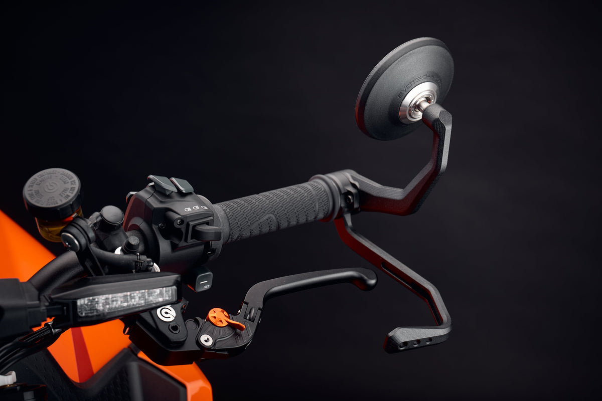 Evotech Bar End Mirrors / Brake and Clutch Protector Kit (Retro) - KTM 790 Duke (2027+)