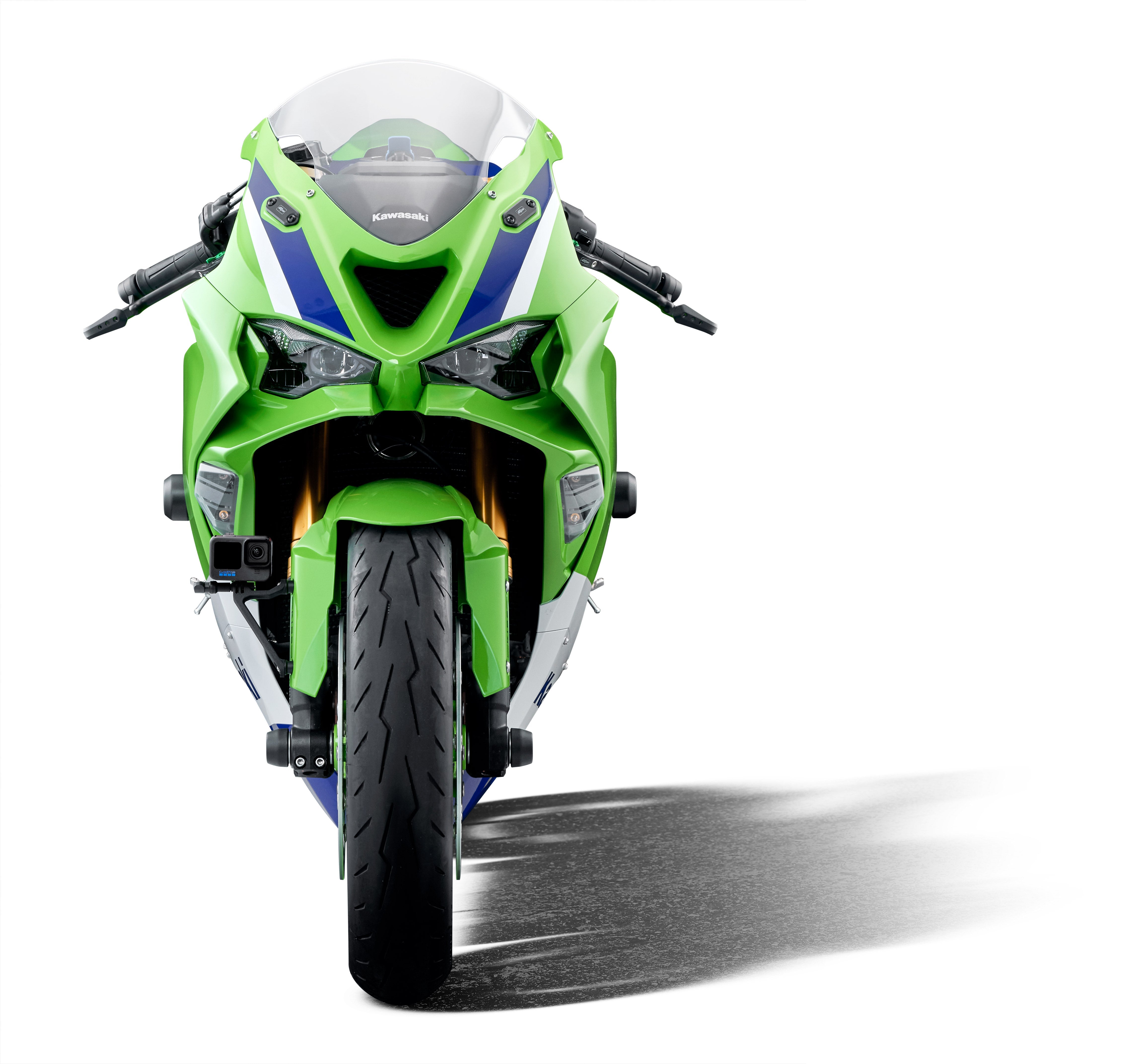 Evotech Action / Safety Camera Front Mudguard Mount - Kawasaki Ninja ZX-6R (2024+)