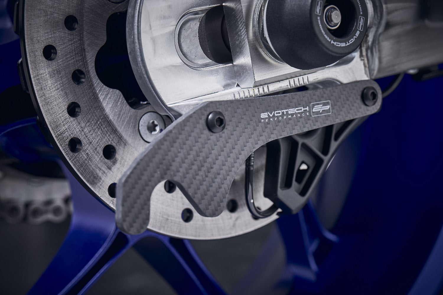 Evotech Carbon Fibre Paddock Stand Plates - Yamaha MT-10 SP (2022+)