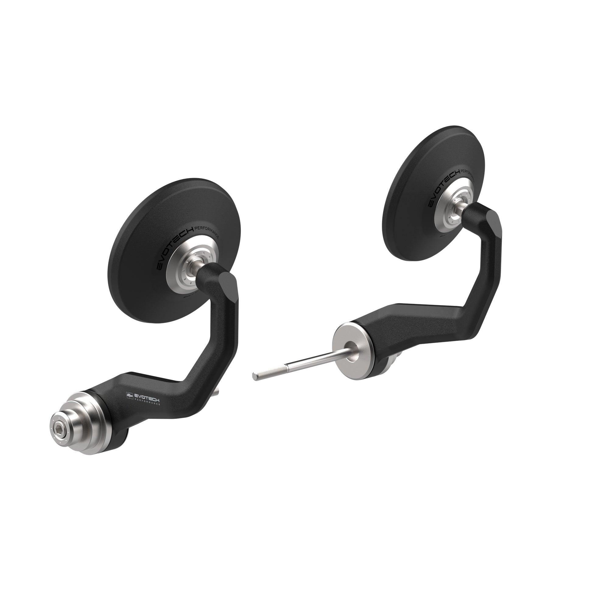 Evotech Handguard Bar End Mirrors (Retro) - Ducati DesertX V2 (2026+)